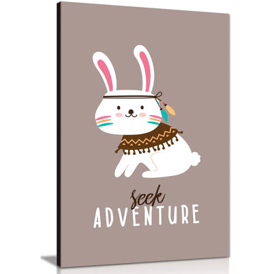 Cherokee Rabbit Adventure - Wrapped Canvas Print