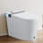 Smart Toilet With Auto Open/Close Function, Multiple Wash Modes, Foot Sensor And Led Display - White Modern Ceramic Bathroom Toilet, 26.74 In Depth, 15.82 Width, 18.24 Height, 86.92 Lb Weight Cover,