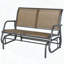 Banc oscillant pour 2 personnes avec structure en acier et toile respirante-1194135112