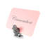 Song Bird Pewter Place Card Holder