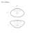 Ivy 23 Oval Ceramic Vessel Sink