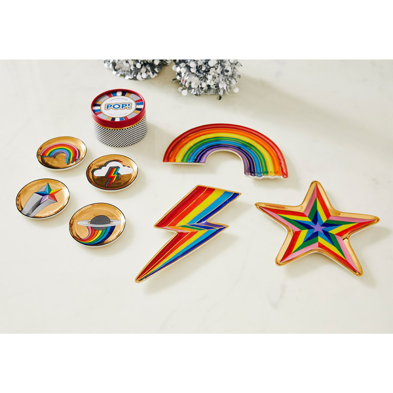 Dripping Rainbow Trinket Tray