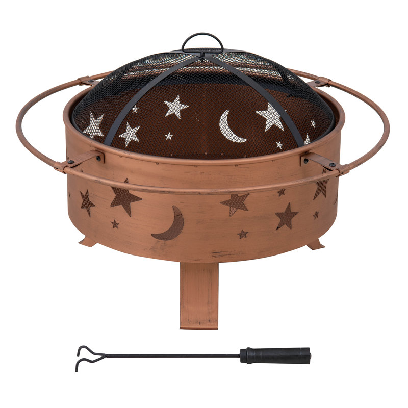 Steel Firepit Tarso - Ø83cm, Copper
