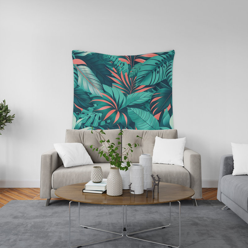 Tapisserie murale, H 88 po x l 104 po x P 1,2 po