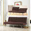 Canapé-lit futon de 68 po avec pieds en métal Blathnat-527529635