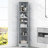 Multi-Functional Corner Cabinet Tall Bathroom Storage Cabinet With Two Doors And Adjustable Shelves, Open Shelf