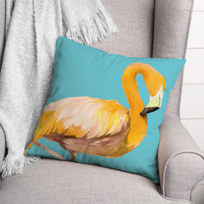 Outdoor Reversible Throw Pillow