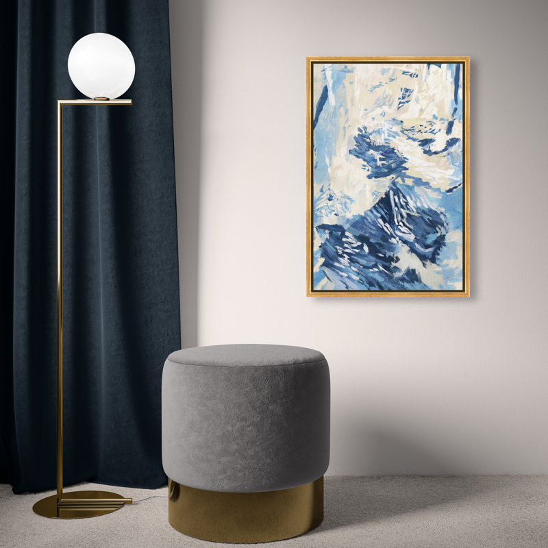Coastal Feel I Print by Oliver Gal, 17"H x 25"W, Gold Floater Frame