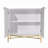 2 Door White Locker Accent Cabinet