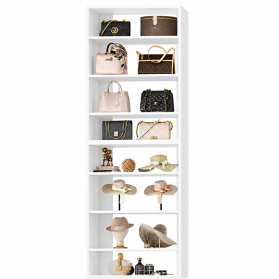 Modular Closet System, Versatile and Customizable Walk-In Design for Efficient Storage and Organization