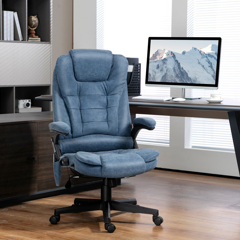 Fauteuil de bureau Vibration Massage avec unité centrale en cuir et télécommande