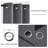 100% Blackout Window Curtain Panels, Cold and Full Light Blocking Drapes with Black Liner for Bedroom, Thermal Insulated Draperies, 2 Pieces-1939056827-1939056826