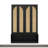 Farmhouse Widen Hall Tree With 4 Rattan Doors, Versatile 4-In-1 Seating Bench With 6 Hooks, Mid-Century Entryway Shoe Cabinet With Adjustable Shelf For Living Room, Black, 55.1"W-1940559530