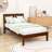 Twin Platform Bed with Headboard