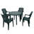 Revello Round Table with 4  Chairs Garden Set-1758104975