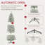 Sapin de Noël artificiel enneigé enneigé 9 pi avec branches réalistes, 550 lumières DEL et 988 pointes-118034212