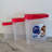 Plastic Food Storage Container - Set of 3 Containers and 3 Lids-91127301