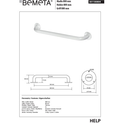 Handrail Help 800 Grab Bar