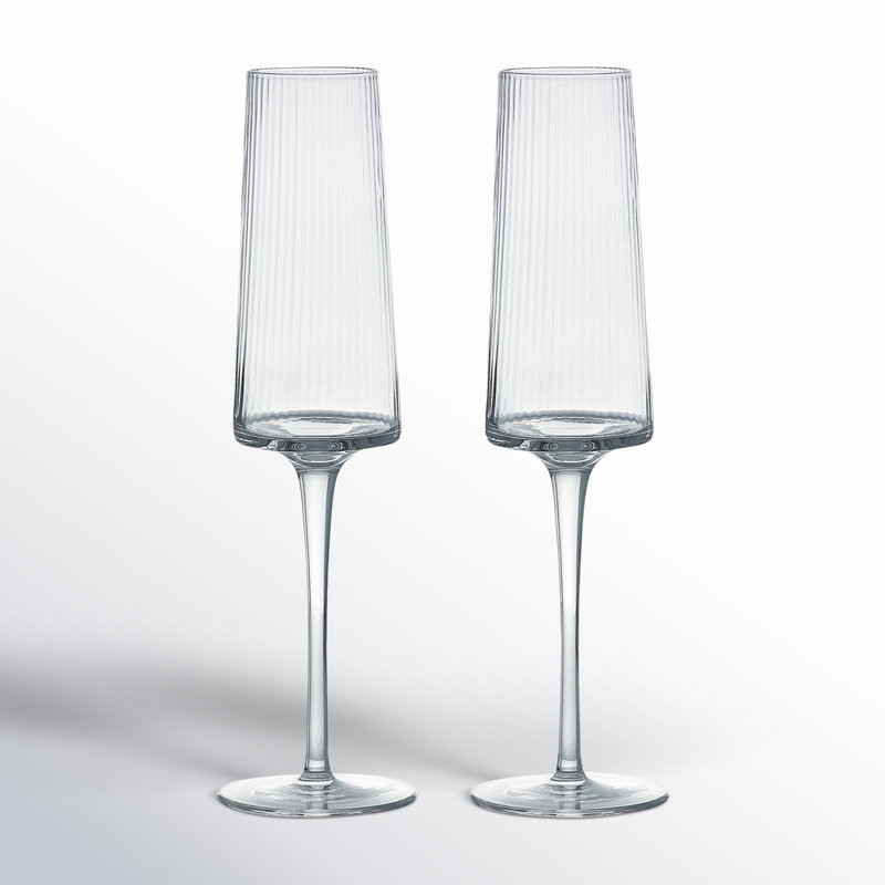 Zoya 8.5oz. Champagne Glass Stemware Set