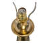 Lampe de table conique en aluminium D15 x 28,5 po (assemblage de l'abat-jour requis)