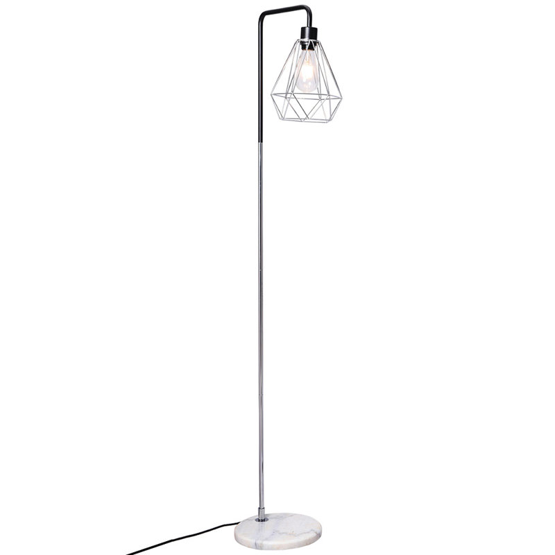 Melini 152cm Arched Floor Lamp, Chrome