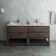 Fresca® Formosa 70" Free-Standing Open Bottom Double Sink Bathroom Vanity Base Only