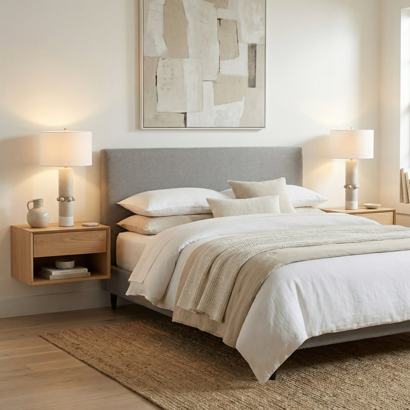 32.25" Ceramic Table Lamp With White Shade