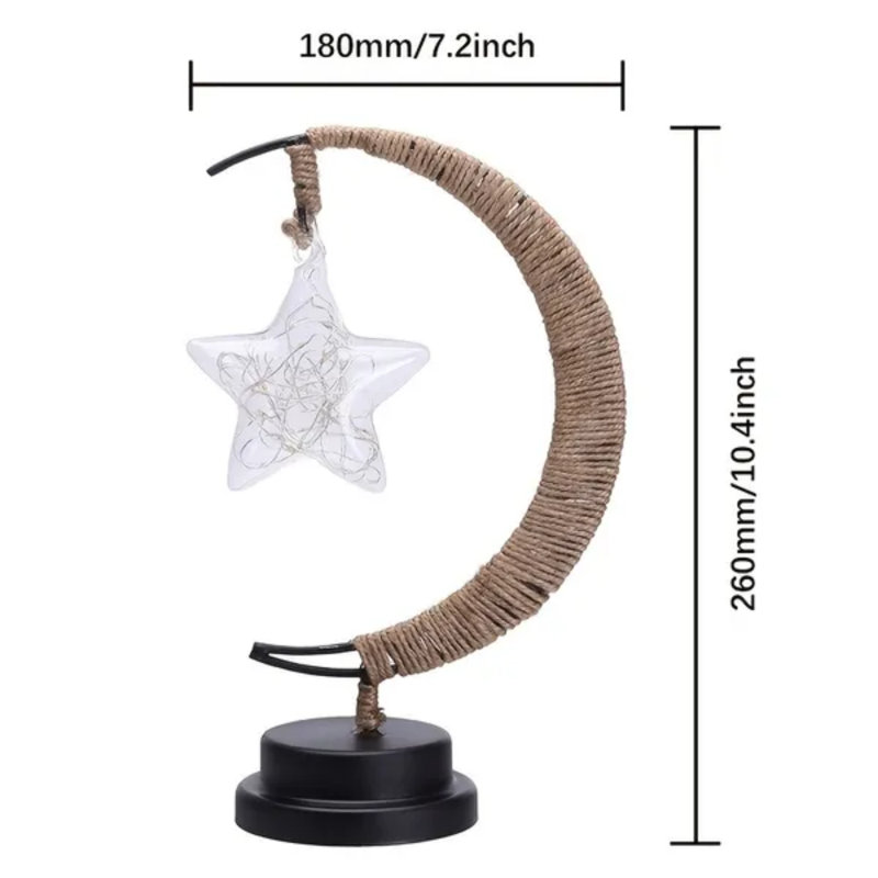 Lampe de table à DEL Star Moon