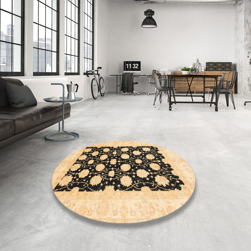 Tapis abstrait moderne 789, Rond 5 pi