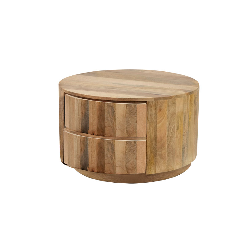 Brettly 2-Drawer Coffee Table, Natural