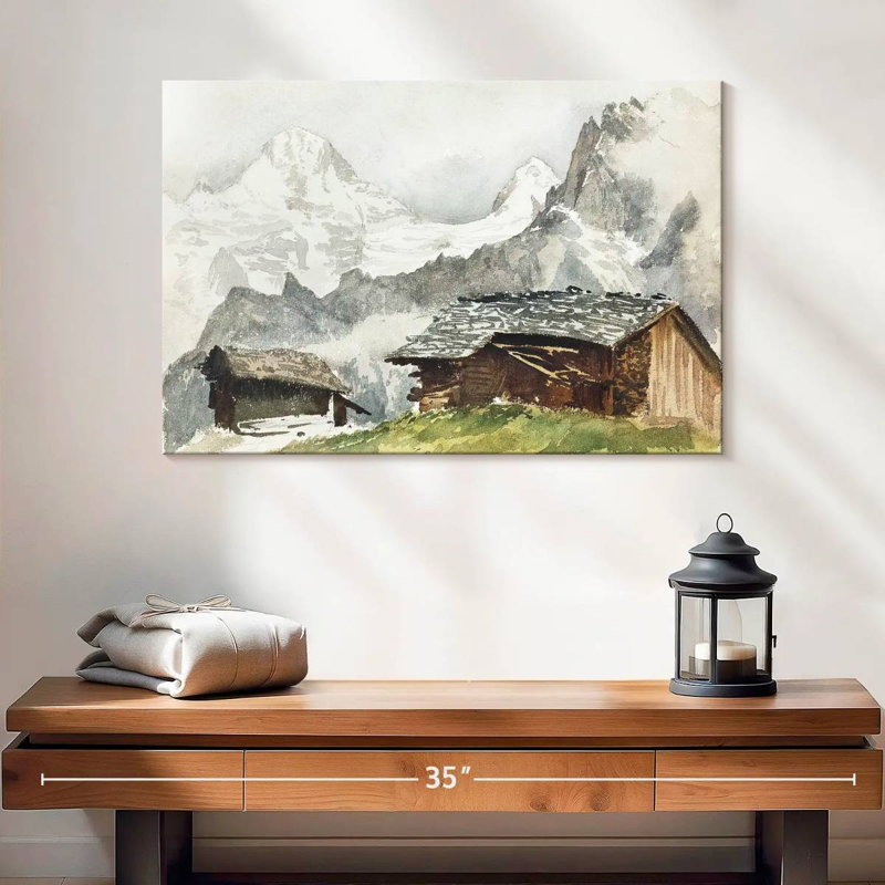 Lilith Chalets Breithorn Murren 1870, H 16 po x l 24 po