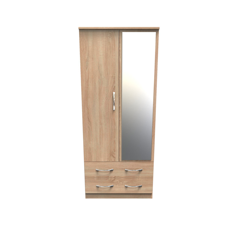 Dekyn Manufactured Wood Wardrobe, Bardolino Oak