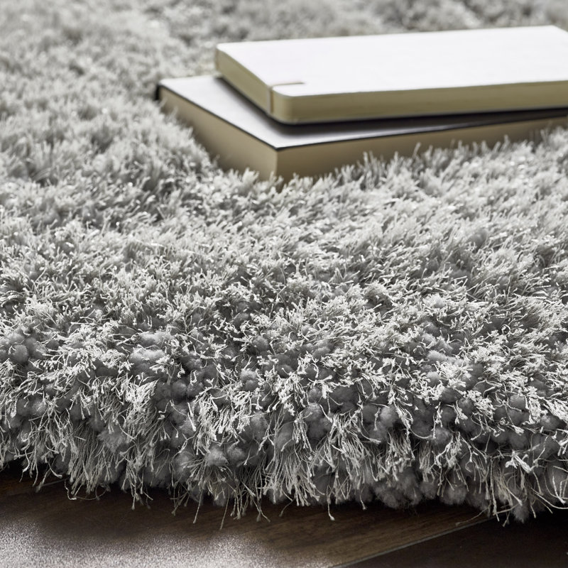 Halcomb Solid Colour Shag Area Rug, Rectangle 160 x 230cm