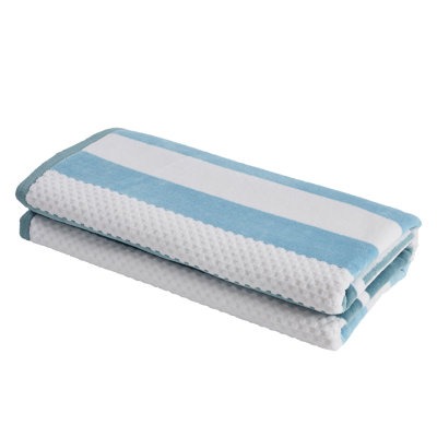 Serviette de plage 100% coton rayée Gilus