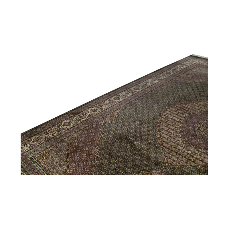Hand-Knotted High-Quality Gold Area Rug