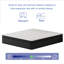 Matelas hybride à ressorts ensachés 10 po / 12 po / 14 po avec CertiPUR-US-295462996-296469359