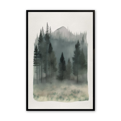 Ensemble de 3 pièces encadrées sur papier Mystique Forest
