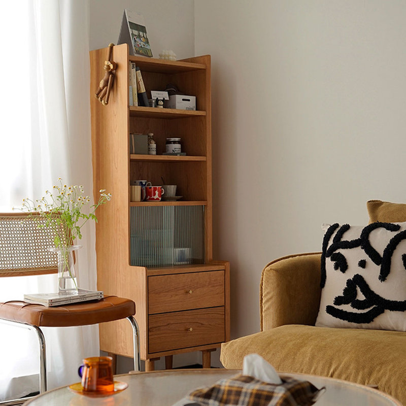 Buffet de rangement multifonctionnel semi-ouvert