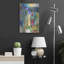 Table Scape With Irises »par Annelein Beukenkamp, art mural en métal, 16 po x 24 po-1728083117