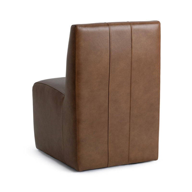 Brighton Upholstered Dining Chair, Rich Cocoa