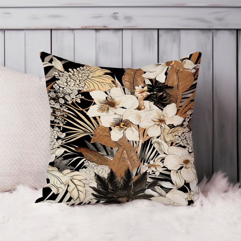 Floral Luxe Flowers V Modern, 20"H x 20"W