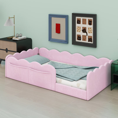 Soft Upholstered Floor Bed