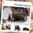 1-Click Foldable Doggy Stroller Pet Stroller with Storage Smooth Ride with Shock Absorption Big Dog Walking Stroller-99356781