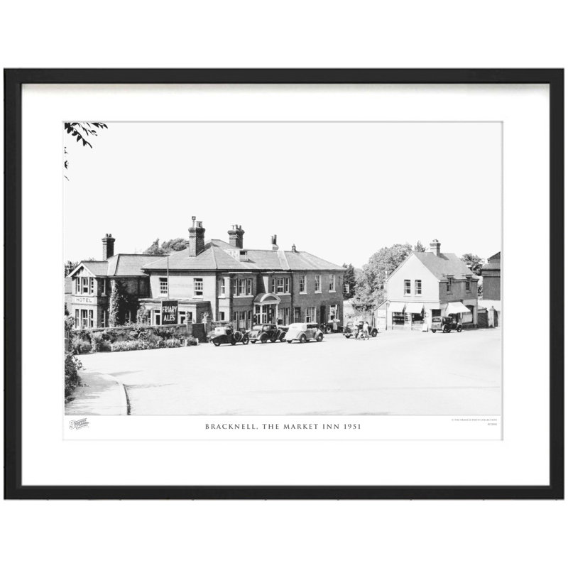 Bracknell, The Market Inn 1951 - Single Picture Frame Print, 45cm H X 60cm W x 2cm D