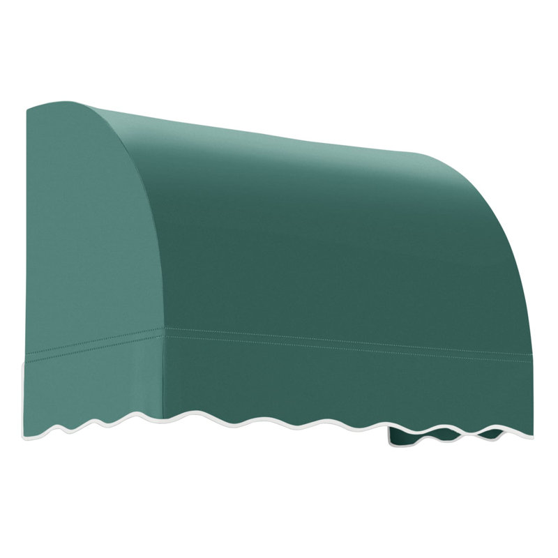 Awntech Savannah Acrylic Fabric Fixed Awning, 44" H x 52.5" W x 36" D, Forest