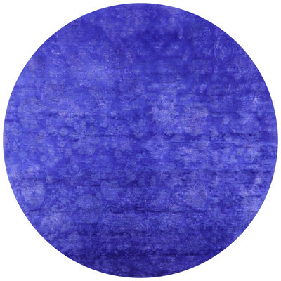 Tapis abstrait bleu