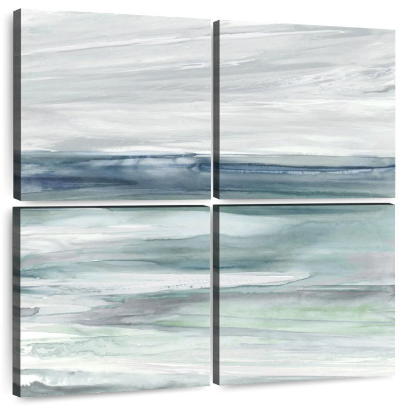 Ocean Tides, 74" H x 74" W