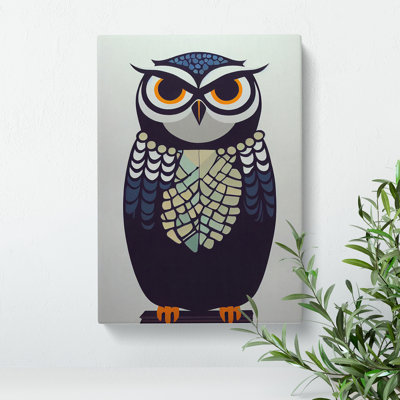 Mysterious Owl - Wrapped Canvas Print