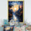 Impression sur toile Blue Canal