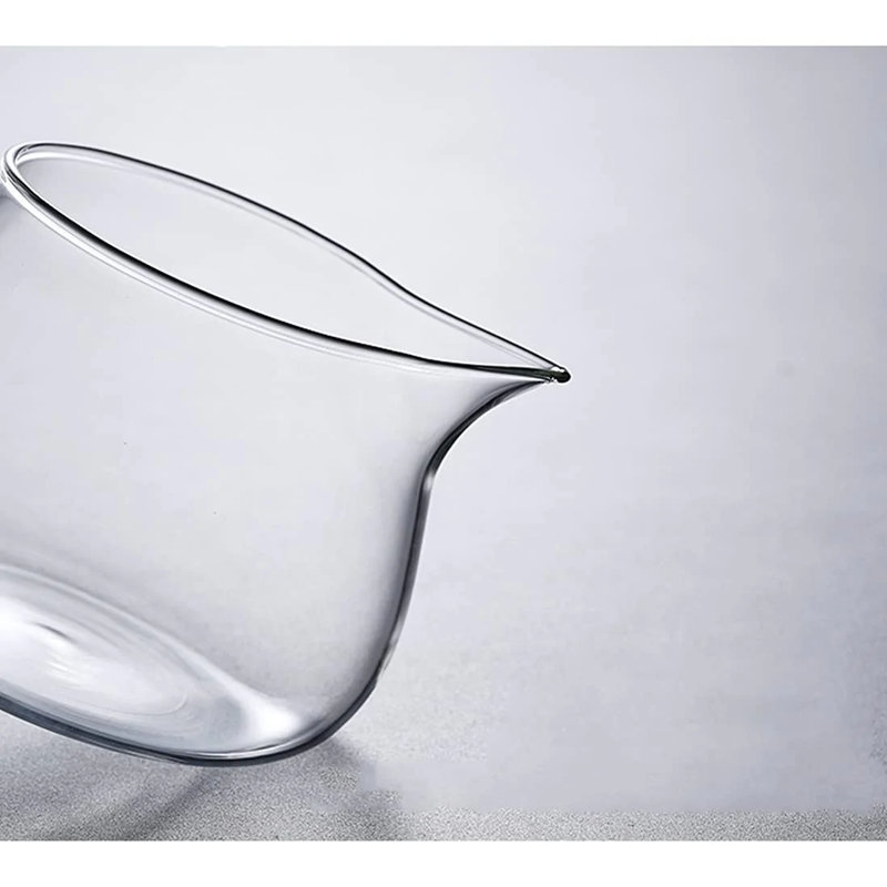 Ensemble de théière magnétique en verre